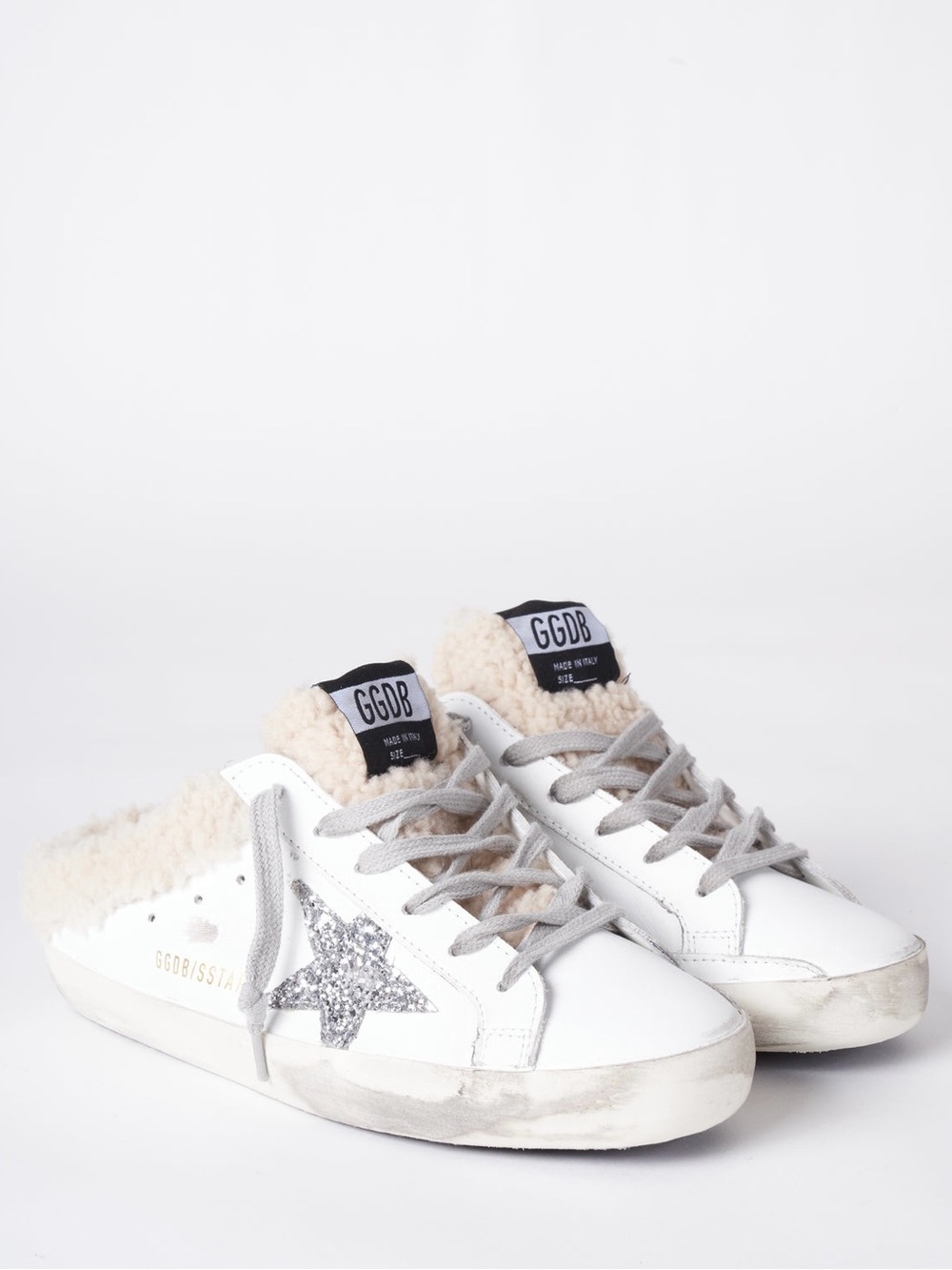 Golden Goose Superstar Shearling Sabot Sneakers